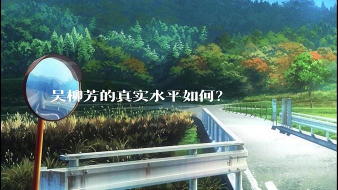 吴柳芳的真实水平如何？