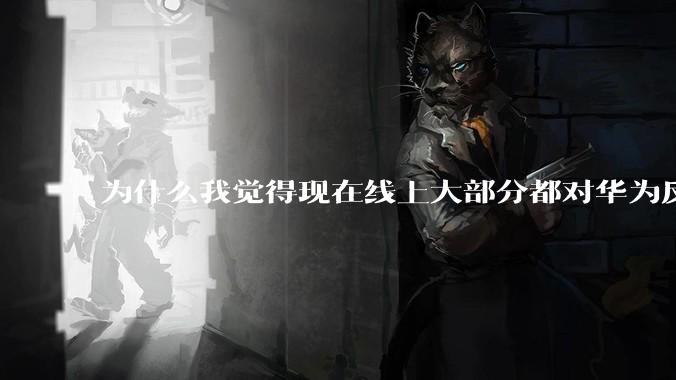 为什么我觉得现在线上大部分都对华为反感，线下华为大卖?