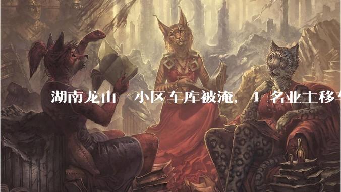 湖南龙山一小区车库被淹，4 名业主移车失联其中 3 人遇难，有何警示意义？遇到暴雨有哪些注意事项？