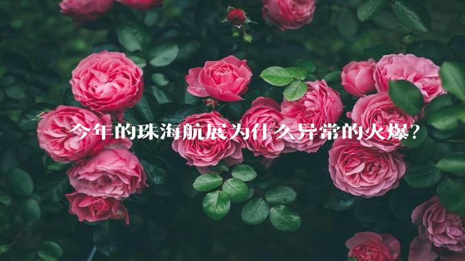 今年的珠海航展为什么异常的火爆？