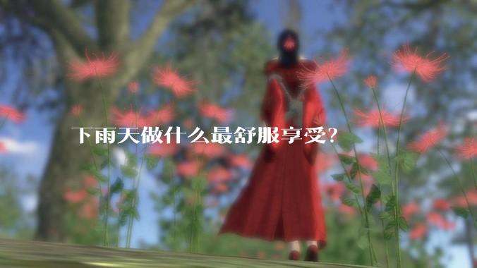 下雨天做什么最舒服享受？