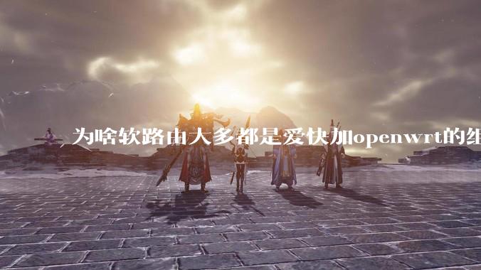 为啥软路由大多都是爱快加openwrt的组合，单openwrt有什么缺点嘛？