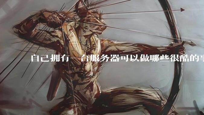 自己拥有一台服务器可以做哪些很酷的事情？