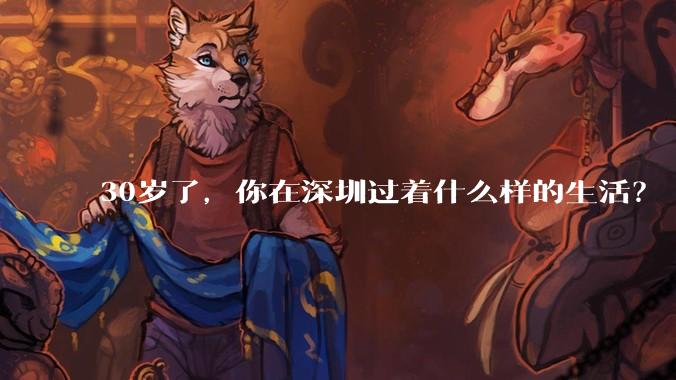 30岁了，你在深圳过着什么样的生活？