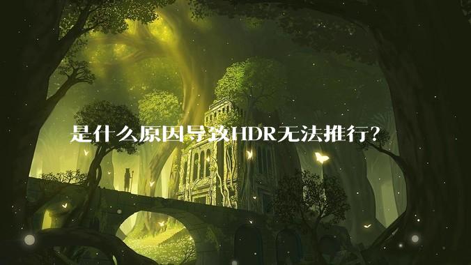 是什么原因导致HDR无法推行？
