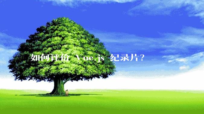 如何评价 Vue.js 纪录片？