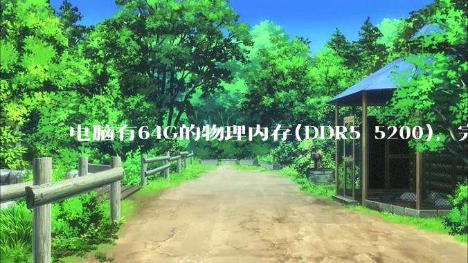 电脑有64G的物理内存(DDR5 5200)，完全够用了，可以关闭系统的虚拟内存吗？
