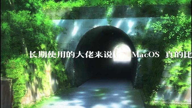 长期使用的大佬来说说，MacOS 真的比 Windows 稳定吗？