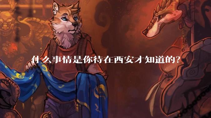 什么事情是你待在西安才知道的？
